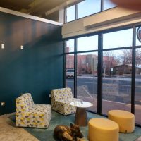 Interior business seating area