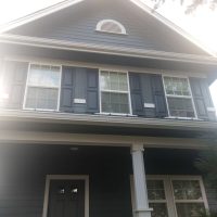 Dark gray house painting in Bend OR
