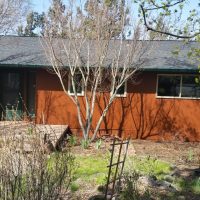 Wood siding painted brown in Bend OR