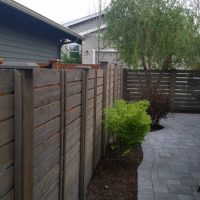 Fence painting in Bend OR
