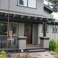 Light gray house painting in Bend OR
